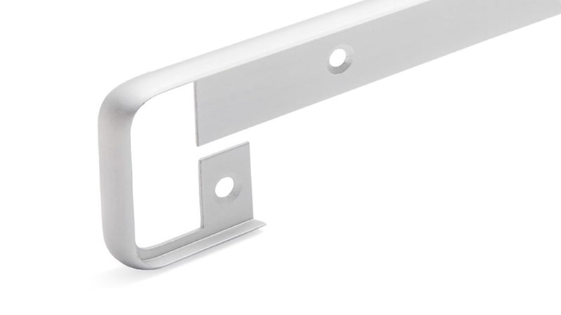 Планка к столешнице (т.38 мм / д.600мм) соединительная 0 градусов, алюминий