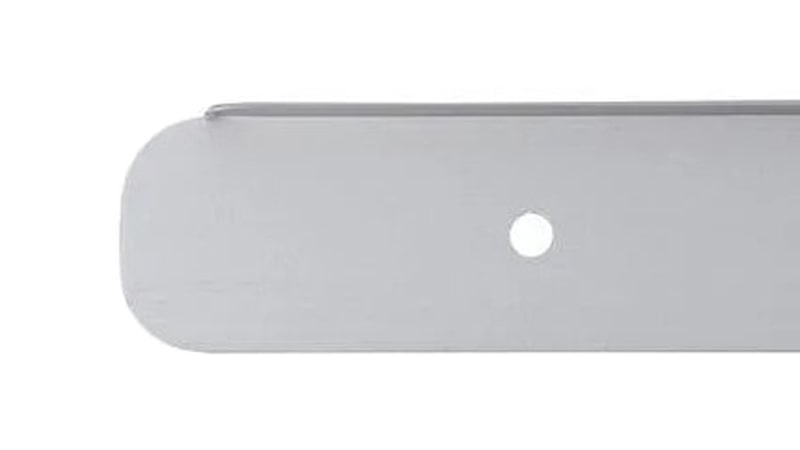 Планка к столешнице (т.26 мм / д.600мм) торцевая универсальная, алюминий