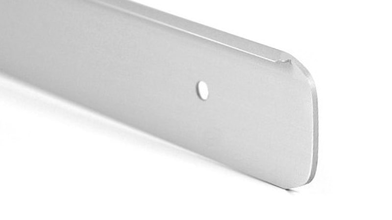 Планка к столешнице (т.38 мм / д.600мм) торцевая правая, алюминий